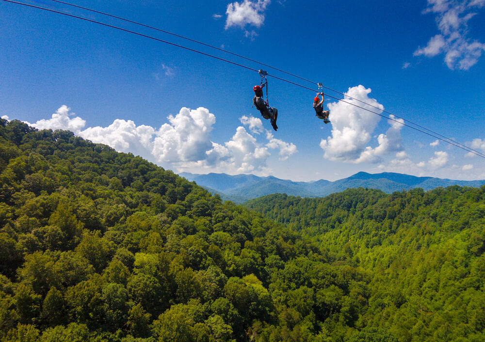 Best Zip Line Canopy Tours, Asheville NC Mountains